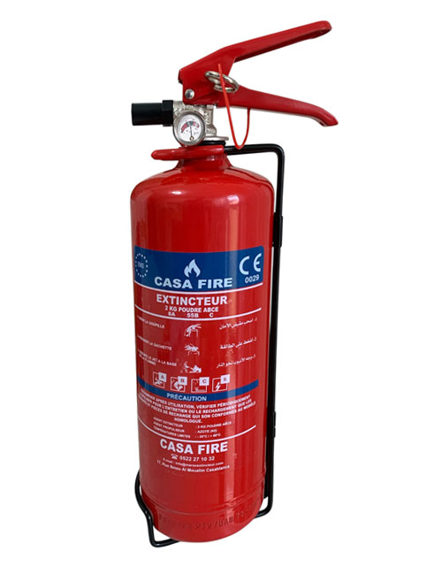 extincteur poudre 2kg casablanca